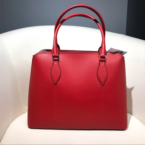 Kate Spade red leather tote bag - Picture 6 of 7